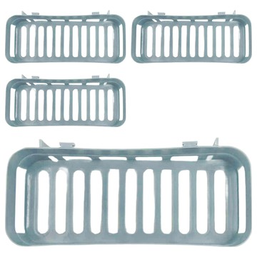 STAR CANDY 北歐風無痕收納架 4個  藍色  1組