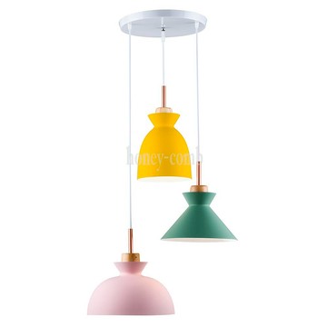 簡約馬卡龍三色餐廳吊燈(BL51403)