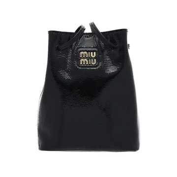 MIU MIU 5NF460 漆皮皮革斜背包 (2024)