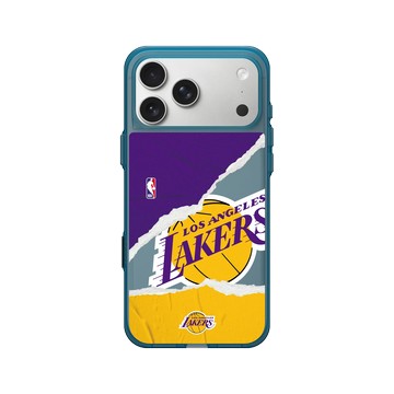 iPhone 17 Pro Max Clear (相機按鈕) 夜幕藍 - NBA - 熱血系列-洛杉磯湖人 L.A. Lakers - Sweat and tears