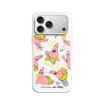 iPhone 17 Pro Max SolidX 白 - 海綿寶寶 SpongeBob - 派大星百變表情
