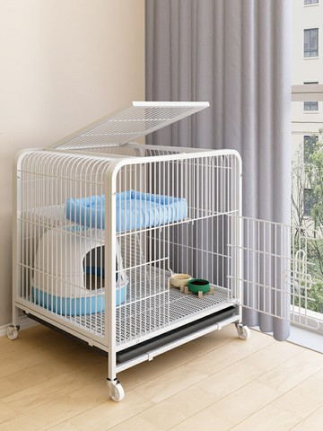 【店長推薦】貓別墅家用貓籠子超大自由空間布偶貓窩貓舍一體廁所寵物籠狗籠子