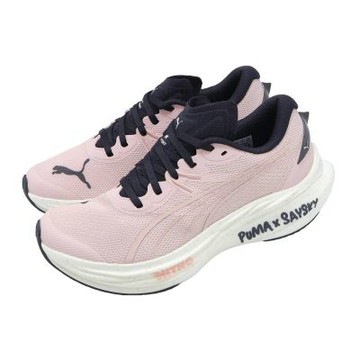 Puma 慢跑鞋 Deviate Nitro 3 Saysky W 女鞋 粉紅 聯名 碳板 311059-01