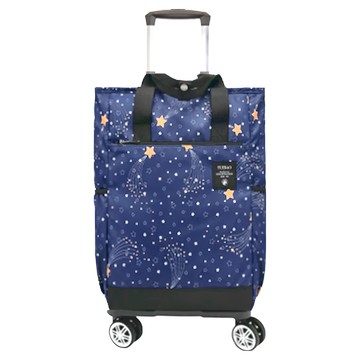 Well Life 悅生活 GoTrip微旅行 花漾清新拉桿行李袋 B款 星空  18吋