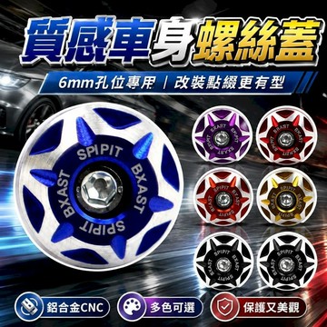 汽車｜機車百貨 28mm鋁合金機車螺絲蓋 車身牌照改裝裝飾配件