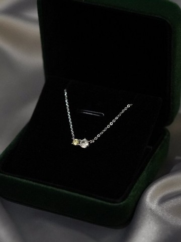 純銀心願項鍊-信念(綠)