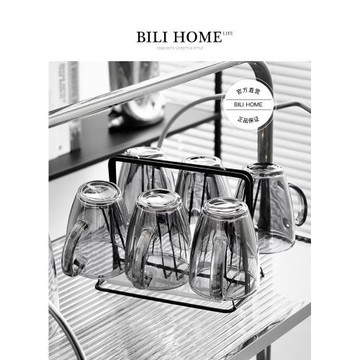 水杯家用茶杯玻璃杯套裝家庭客廳待客杯子鋼化玻璃喝水玻璃杯加厚