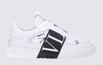 Valentino Garavani White And Black Vl7N Sneakers