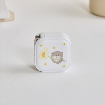 嗚比的朋友小小採花賊GaN 45W Type-C雙孔充電頭