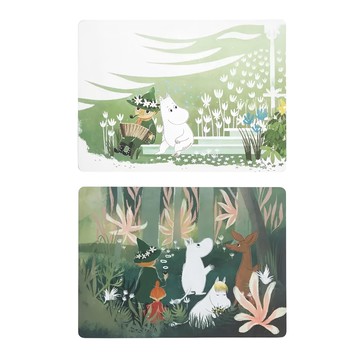 PLUTO DESIGN 餐墊 2入組  嚕嚕米  39 x 29cm  1組