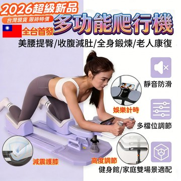 【免組裝｜摺疊收納】五年保固 運動爬行機 登山機 攀爬機 爆汗燃脂 低衝擊膝蓋友善 小宅健身神器 四肢協調訓練 居家運動