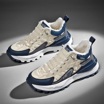 鞋子冬季男2025新款加絨加厚保暖棉鞋青少年運動籃球耐磨跑步男鞋