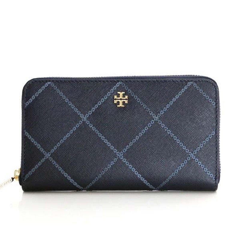 トリーバーチ TORY BURCH ROBINSON STITCHED ZIP CONTINENTAL WALLET