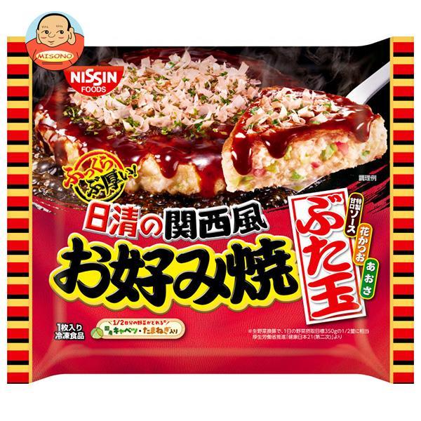 送料無料  日清食品 日清の関西風お好み焼 豚玉 1人前×14袋入