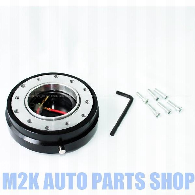 クイックリリース NRG 薄型 ブラック ステアリング クイック リリース