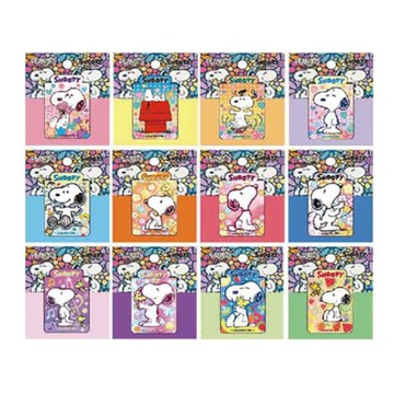 史努比SNOOPY 繽紛系列 索引式磁性書籤(隨機出貨)