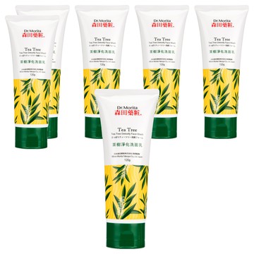 Dr.Morita 森田藥粧 台灣公司貨 茶樹淨化洗面乳  120g  6條