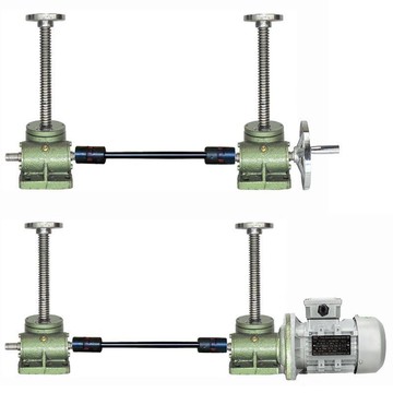 【最低價 公司貨】絲桿升降機多臺聯動電動手動SWL螺桿螺旋升降器雙聯同步升降絲桿