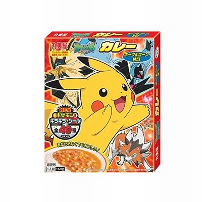 丸美屋食品工業丸美屋 ポケモンカレー ポーク コーン 甘口 オリジナルシール付き 3個 通販 Lineポイント最大get Lineショッピング