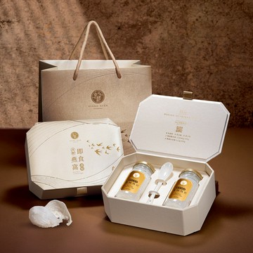 ★1/1-1/31超取免運★ 75折【享鮮餐廳】即食濃醇冰糖燕窩精裝禮盒(極微甜)｜瓶裝燕窩 150g / 瓶*4