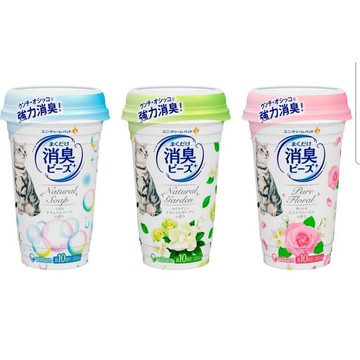 【米格魯】日本 Unicharm 嬌聯 清新除臭貓盆芳香豆 450ml