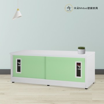 米朵miduo4尺壓克力拉門塑鋼矮鞋櫃 防水塑鋼家具