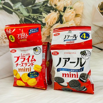 日本 YBC 四連餅乾 迷你夾心餅乾 起士夾心/巧克力夾心 夾心餅乾｜全店$299 全家取貨免運｜領券9折｜APP下單最高再賺22%點數⚡