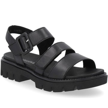 REMONTE BLACK CASUAL OPEN SANDALS 黑色女款鞋子
