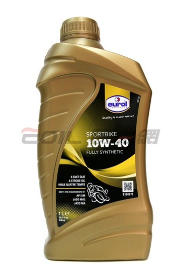 Eurol SPORTBIKE 10W40 4T 全合成 機車機油【299免運領券再享折扣】