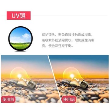 適用于 尼康Z30 Z5 Z6 Z7II 二代微單相機濾鏡UV鏡+星光鏡+偏振鏡