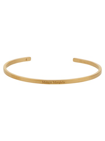 maison margiela open bracelet with logo