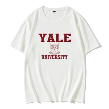 YALE 耶魯大學t恤短袖紀念品美國大學名校紀念衫 印花T恤校服短袖