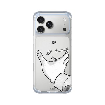 iPhone 17 Pro Max ClearX 冰透藍 - 伊藤潤二驚選集 Junji Ito - 詛咒