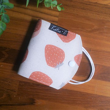 限量訂製款=口罩暫存套/口罩收納套=草莓果實