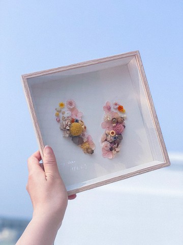 腳丫腳ㄚ x 不凋乾燥花木框