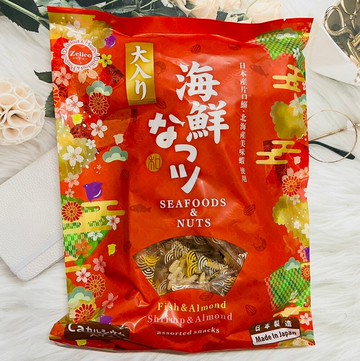 潼漾小舖 日本 zelico 鈴木榮光堂 大人味 杏仁小魚 杏仁小蝦 個別包裝 300g 家庭包