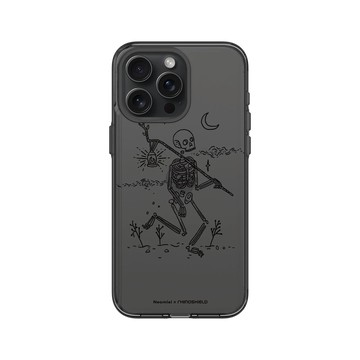 iPhone 15 Pro Max Clear 酷墨灰 - Neomlei - 骷顱的旅程-黑