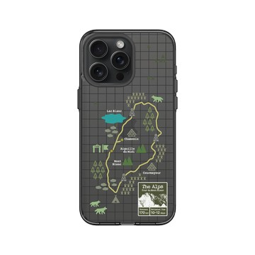 iPhone 15 Pro Max Clear 酷墨灰 - Nature Explorers 自然探索指南 - 探索指南（夜晚的阿爾卑斯山）