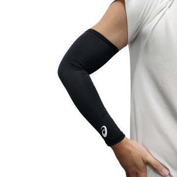 ASICS 袖套 雙入 成人袖套 運動袖套 黑 3053A186-001