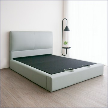 5 / 6 / 6x7尺皮革(床頭片+掀床床底) 二件組 雙人特大 床組 床架【152SET001DB】Leader傢居館152-013-1+272-BC0022