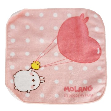 MOLANG 萌浪兔 小方巾 20x20cm  氣球繪  1條