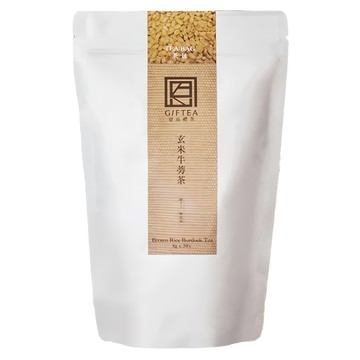 恩品禮茶 玄米牛蒡茶包 8g 台灣產無咖啡因養生茶 冷熱皆宜 獨立包裝方便沖泡  12包  1袋