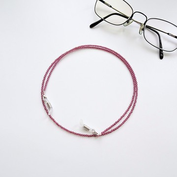 石榴石小圓珠眼鏡鍊 - 給媽媽的母親節禮物