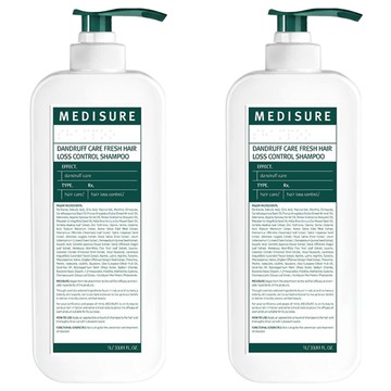 MEDISURE 強健髮根去屑護理洗髮精 深層清潔頭皮 告別頭皮屑困擾  1L  2瓶