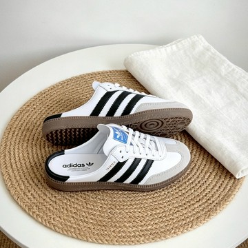ADIDAS SAMBA OG 白色 經典 包頭 穆勒鞋 半拖 男女同款 LB3814