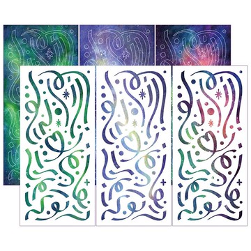 宇宙碎紙屑貼紙 (haeparine)