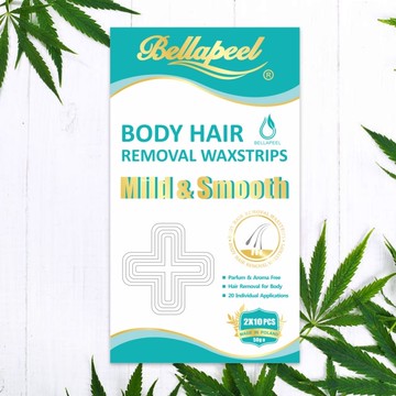 Bellapeel蓓拉佩爾 專護型脫毛蠟紙  敏弱肌適用 10對/盒 除腋毛腿毛