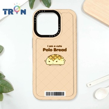 TRON iPhone 16 Pro 波羅麵包君表情包系列 防摔太空載具殼 透白 軟硬 手機殼