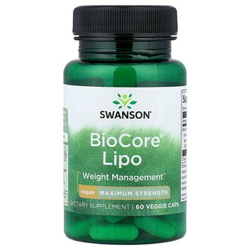 Swanson, BioCore® Lipo，特強型，60 粒素食膠囊（每粒膠囊 50 毫克）