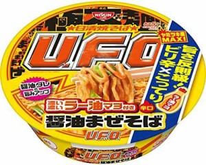 日清食品 濃い濃いラー油マヨ付き醤油まぜそば 112g ×12個